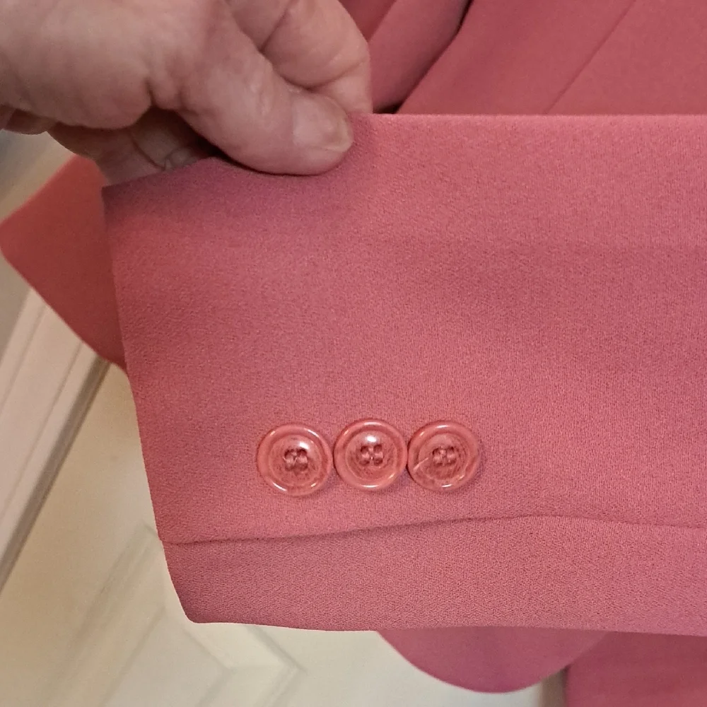 Karen Scott Women's Blush Pink Suit Jacket